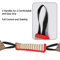 Dog Training Dog Bite Stick Chewing Pet Toy With 2 Rope Handles Dog Training Pillow Bite Tug Durable
