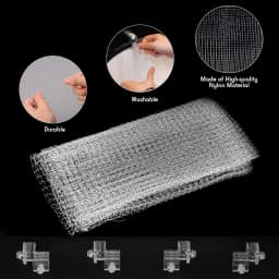 Vastocean Aquarium Screen Net Fish Tank Anti-Jumping Net Covering Replacement Mesh Netting Fish Tank Covering Replacement Net