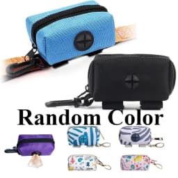 Pet Dog Poop Bag Holder Leash Attachment Adjustable Mini Travel Garbage Bag Dogs Waste Poop Bags Dispenser Pet Cleaning Tools
