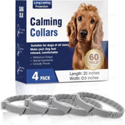 3/4 Pc Dogs Calming Pheromone Collars Cats Relieve Anxiety Adjustable Comfortable Collar For Puppy Kitten Large Pets Accessories