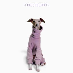 Whippet Italian Greyhound Clothing Fleece Jammies Winter turtleneck stretch pet clothes