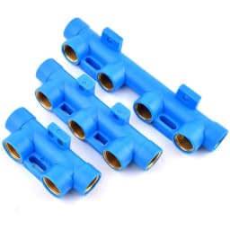 1/2" Female Thread Splitter Water Pipe Distributor 4/5/6Way Splitter, Water Tank Drain Switch Automotive Sprinkler Accessories