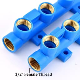 1/2" Female Thread Splitter Water Pipe Distributor 4/5/6Way Splitter, Water Tank Drain Switch Automotive Sprinkler Accessories