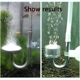 ZRDR Aquarium CO2 Atomizer Fish Tank Aluminum Alloy CO2 Diffuser CO2 Regulation Generator System CO2 Refiner Plant CO2 Atomizer