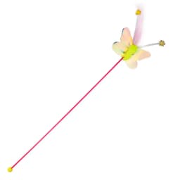 Cat Toy Feather Cats Sticks Insects Toys for Cats Teasing Butterfly Stick Cat Toys Interactive Wool Ball Teaser Toy Pet Products
