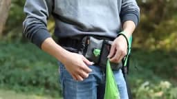 Dog Training Walking Bag Hand Free Treat Pouch Running Waist Bag Pet Puppy Train Snack Feeder Pocket Dog Bowls Water Cup Bags