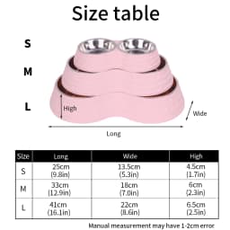 1PC Stainless Steel Pet Bowl For Dogs And Cats, Suitable For Small Dogs, Medium Dogs And Large Dogs