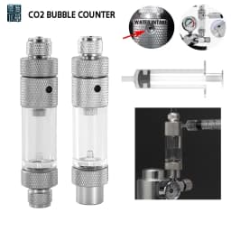 Aquarium CO2 Bubble Meter Water Injection Version CO2 Regulator Generator Reaction System Fish Tank CO2 Equipment Accessories