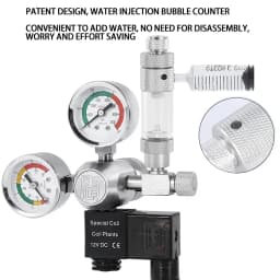 Aquarium CO2 Bubble Meter Water Injection Version CO2 Regulator Generator Reaction System Fish Tank CO2 Equipment Accessories