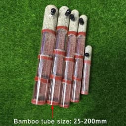DIY Various Size Ant Farm Bamboo Tube Nest with Feeding Area Pet Anthill Workshop Queen Ant Breeding Nest Ant House Nest Bracket