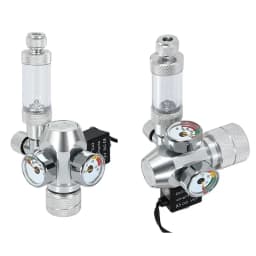 AC100-240V Aquarium CO2 Regulator Electromagnetic Valve Bubble Counter CO2 Control System Fish Tank CO2 Pressure Reducing Valve