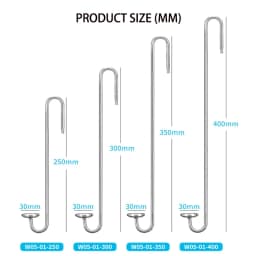 Aquarium CO2 Diffuser Stainless Steel Material Atomizer Ceramic Disc CO2 Diffuser Accessories for Aquatic Plant Growth