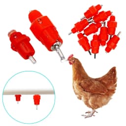 10/15/20/50 Pcs Chicken Waterer Nipple Drinkers Quail Pigeon Waterer Nipple Automatic Water Spring Type Poultry Farming Supplies