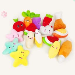 Plush Pet Chew Toys for Small Dogs Cats Squeak Squeaker Puppy Dog Toy Chihuahua Yorkies Accessories Supplies Zabawki Dla Psa