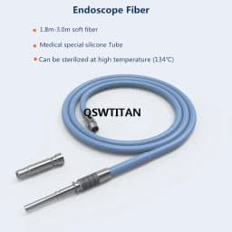 Medical Rigid Endoscope Fiber Optic Light Cable 1.8m 2.5m 3m Endoscopy LED Light Source Guide