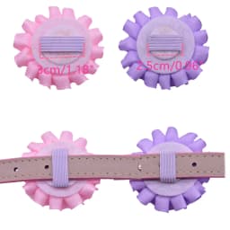 50/100ps Flower-Collar Dog Accessories Dog Bow Tie Pet Dog Collar Accessories Flower For Dog Collar Dog Flower Collar Accessory