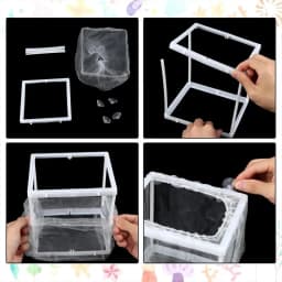 Fish Breeder Box with Suction, Aquarium Hatcher, Mesh Box, Juvenile Fish Separation Net, Tank Incubator Box, Fry Hatchery, DIY