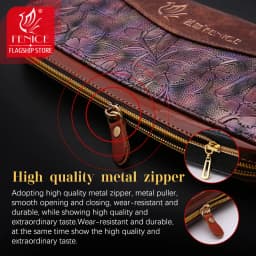 Fenice Fashionable 2/5/6/10 Pet Grooming and Hairdressing Scissors Universal Bag Portable and Durable Tool Leather Storage