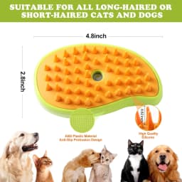 Cat Steam Brush Steamy Dog Massage Comb 3 in 1 Electric Spray Pet Grooming Comb Soft Silicone Removing Tangled and Loose Hair