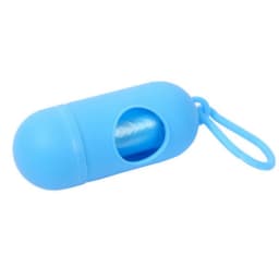 Dog Poop Bag Holder Portable Pet Waste Bag Dispenser Capsule Shape Dog Garbage Holder Dispensers Cleaning Supplies