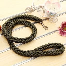 Comfort-Strong 5-Foot Braided Dog Leash: Ideal for Effective Training & Enjoyable Walks. Durability Meets Comfort
