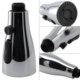 Kitchen Pull-Out Faucet Nozzles Universal 1/2" Fitting ABS 3 Spray Patterns Replacement Or Spare Nozzles Heads For Sink Faucets