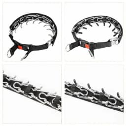 Dog Stimulating Chain Training Collar Stainless Steel Barbed Neck Collar Pet P Chain Medium Large Dog DropShipping Control Dog