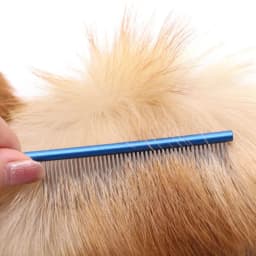 Stainless Steel Pet Flea Comb Non-rust Dense Tooth Dog Grooming Comb Colorful Pet Hair Comb for Dogs Puppy Cats