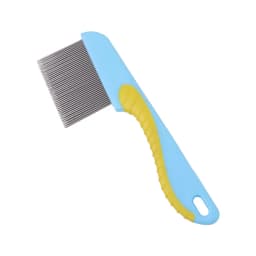 Stainless Steel Pet Flea Comb Non-rust Dense Tooth Dog Grooming Comb Colorful Pet Hair Comb for Dogs Puppy Cats