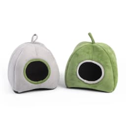 Hamster House Guinea Pig Cage Hamster Cotton House Small Animal Nest Winter Warm Pet Bed For Rodent/Guinea Pig/Rat/Hedgehog