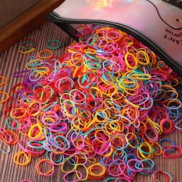 300PcsColourful Cat Dog Rubber Band Elastic Hair Bands Headband Children Pet Grooming Hair Accessory Girls Headwear