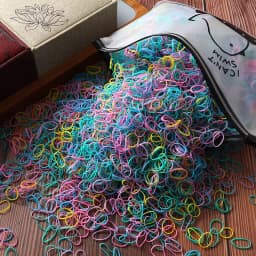 300PcsColourful Cat Dog Rubber Band Elastic Hair Bands Headband Children Pet Grooming Hair Accessory Girls Headwear