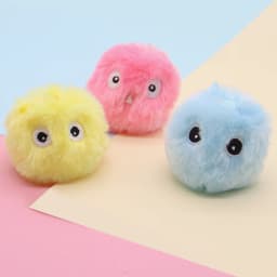 Cat Toys Balls Sound Frogs Birds Chirping Crickets EVA Balls Rolling Cat Plush Soft Self-Heeling Teaser Toys Pet Accessories