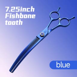 Fenice 7.25 Inch JP440C Professional Dog Grooming Scissors Curved Chunkers Thinning Shears for Pet Hair Cutting Tijeras Tesoura