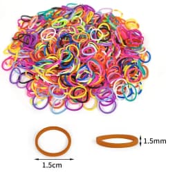 100pcs/Pack Grooming Cat Puppy Durable Elastic Stretchy Dog Headband No Stick Hair Pet Rubber Band Pet Supplies Accessories