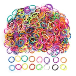 100pcs/Pack Grooming Cat Puppy Durable Elastic Stretchy Dog Headband No Stick Hair Pet Rubber Band Pet Supplies Accessories