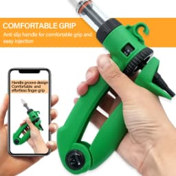 0.5-6ML Veterinary Vaccine Syringe Injector Animal Automatic Adjustable Continuous Syringe for Pigs Cattle Sheep Animals Tools