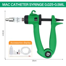 0.5-6ML Veterinary Vaccine Syringe Injector Animal Automatic Adjustable Continuous Syringe for Pigs Cattle Sheep Animals Tools