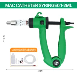 0.5-6ML Veterinary Vaccine Syringe Injector Animal Automatic Adjustable Continuous Syringe for Pigs Cattle Sheep Animals Tools