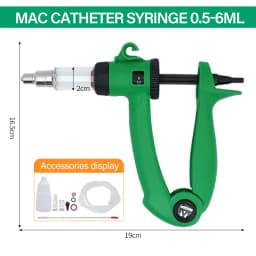 0.5-6ML Veterinary Vaccine Syringe Injector Animal Automatic Adjustable Continuous Syringe for Pigs Cattle Sheep Animals Tools
