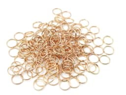 100Pcs Hot Sells Pet ID Tag 10MM 15MM Stainless Steel Keyring Colorful Metal Charm Pendant Supplies Accessories