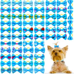 30PCS Pet Dog Cat Puppy Grooming Bows Pet Hair Accessories Decorate Hair for Small Dog Hair Rubber Band Dog Supplier