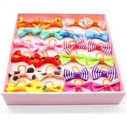 30PCS Pet Dog Cat Puppy Grooming Bows Pet Hair Accessories Decorate Hair for Small Dog Hair Rubber Band Dog Supplier