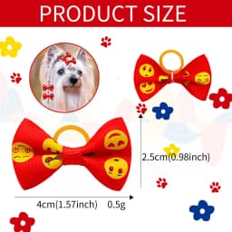 30PCS Pet Dog Cat Puppy Grooming Bows Pet Hair Accessories Decorate Hair for Small Dog Hair Rubber Band Dog Supplier