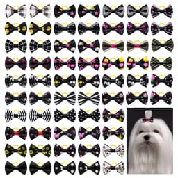 30PCS Pet Dog Cat Puppy Grooming Bows Pet Hair Accessories Decorate Hair for Small Dog Hair Rubber Band Dog Supplier