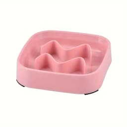 Square Pet Slow Feeding Cat Bowl Anti-choking Dog Puzzle Food Bowl Water Basin Anti-Overturning Cat Feeding Drinking Container