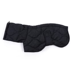 Winter Dog Outer Black Quilted Turtle Collar Dog Coat Warm Italian Greyhound Adjustable Cotton Whippet