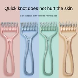 Cat Brush Pet Knot Comb 2 in 1 Dogs Cat Fur Knot Cutter Pets Hair Removal Comb Dog Grooming Shedding Tools Pet Cleaning Supplies