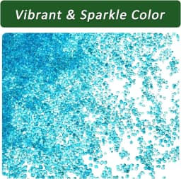 500g Aquarium Decoration Stone Crystal Sand Fish Tank Substrate Beautification Decorative Stone Natural Colored Stone Art