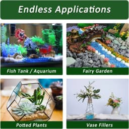 500g Aquarium Decoration Stone Crystal Sand Fish Tank Substrate Beautification Decorative Stone Natural Colored Stone Art
